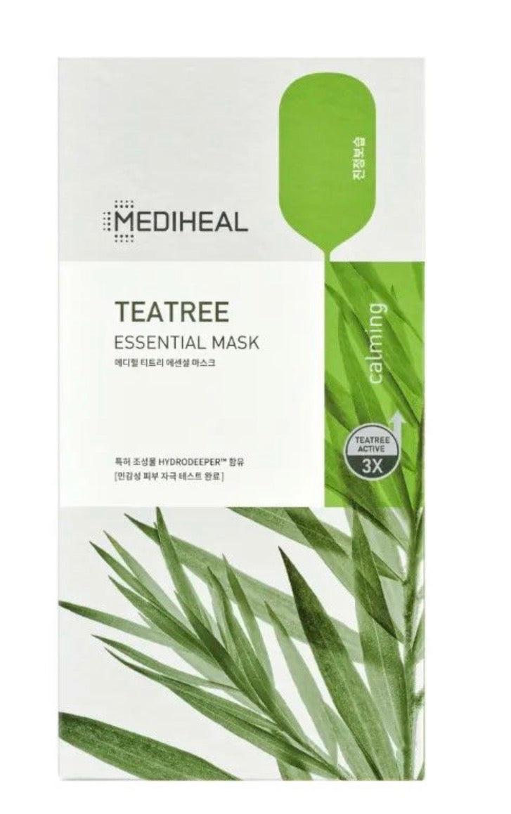 MEDIHEAL 可萊絲茶樹舒緩護理保濕導入精華面膜 10’S
